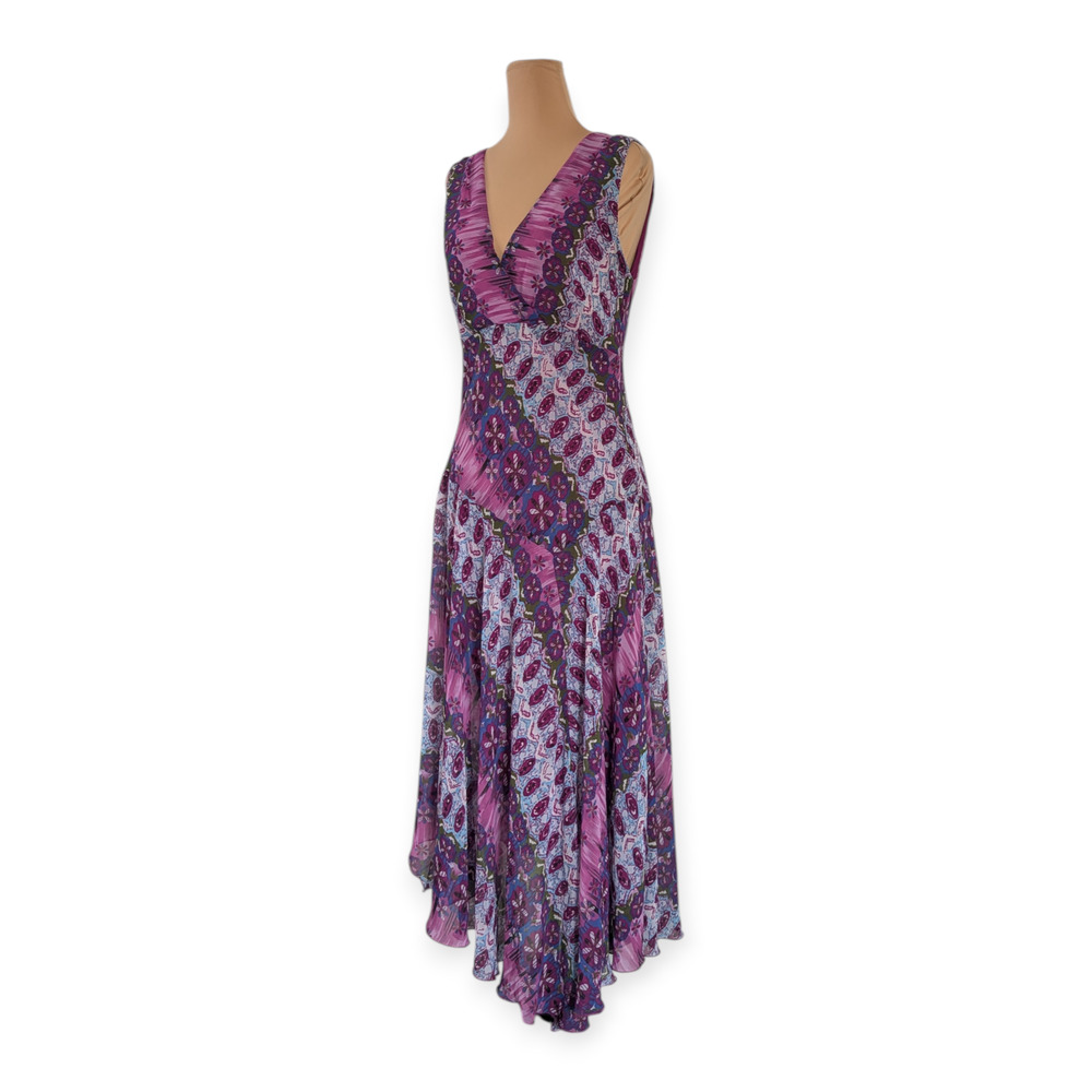 90s Asymmetric Dress ~ Cottage Fairy Whimsical